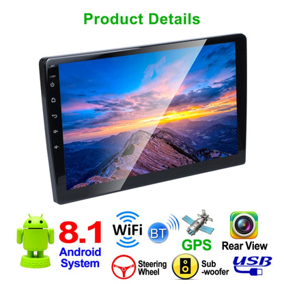 HD 9 inch Universal Car Android 8.1 Radio Receiver MP5 Player, Support FM & Bluetooth & TF Card & GPS - Car MP3 & MP4 & MP5 by buy2fix | Online Shopping UK | buy2fix