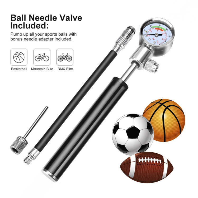 Portable High Pressure Pump Bicycle Pump Mini Mountain Bike Pump + Glue-free Tire Repair Box - Bicycle Locks & Bicycle Pumps by buy2fix | Online Shopping UK | buy2fix