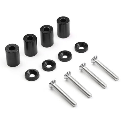 4 PCS Car Modified Isolation Column Engine Cover Blocked Up Screw Engine Turbine Ventilation Gasket Screw Washer (Black) - In Car by buy2fix | Online Shopping UK | buy2fix