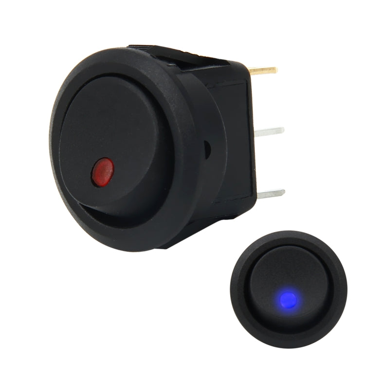 20 Amp 12 Volt Triple Plugs LED ON OFF Rocker Power Switch (Blue Light) - In Car by buy2fix | Online Shopping UK | buy2fix