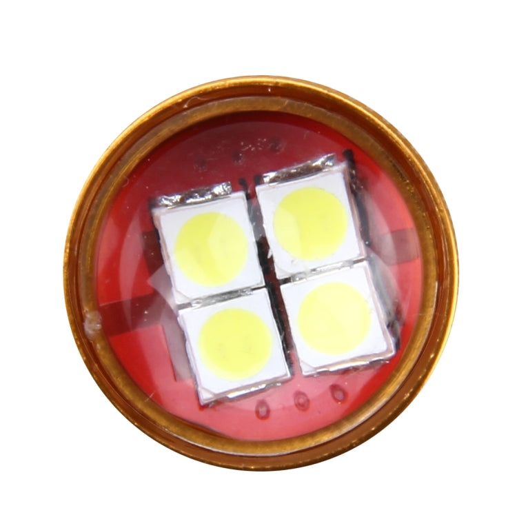 2 PCS 1156/BA15S 15W 1300LM 6500K 28 SMD-3030 LED Car Brake Lights Turn Light, DC 12V(White Light) - Brake Lights by buy2fix | Online Shopping UK | buy2fix