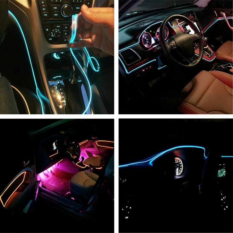 1M Cold Light Flexible LED Strip Light For Car Decoration(Ice Blue Light) - Atmosphere lights by buy2fix | Online Shopping UK | buy2fix