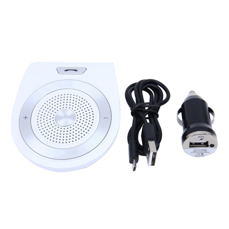 T821 Tour Bluetooth In-Car Speakerphone(White) - Car MP3 & MP4 & MP5 by buy2fix | Online Shopping UK | buy2fix