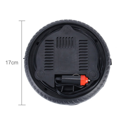 12V 10A Tire Shape Air Pump with Gauge and Three Nozzle Adapters Tire Inflator Compressor for Cars Vans Air Mattress Balls 250 PSI 25L/min - In Car by buy2fix | Online Shopping UK | buy2fix