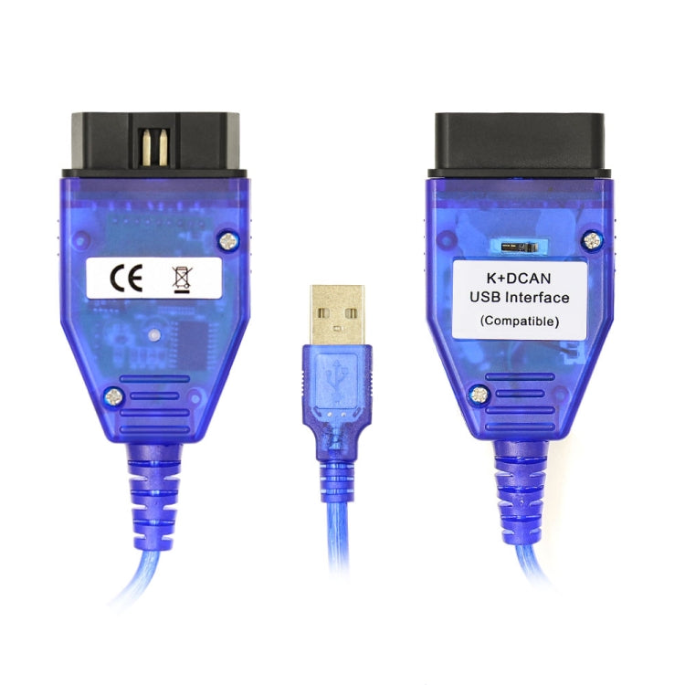 INPA K+CAN with Switch USB Interface Cable for BMW (Blue) - Cables & Connectors by buy2fix | Online Shopping UK | buy2fix