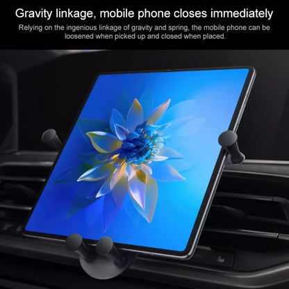 Original Huawei Folding Mobile Phone Car Holder for Huawei Mate X2 / Mate Xs / Mate X (Black) - In Car by Huawei | Online Shopping UK | buy2fix