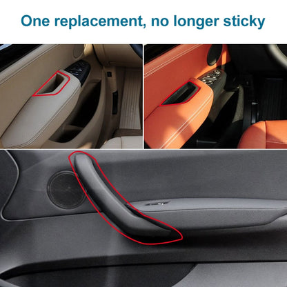 Car Front Right Inside Doors Handle Pull Trim Cover 5141 7394 519-1 for BMW X3 X4, Left Driving (Beige) - In Car by buy2fix | Online Shopping UK | buy2fix