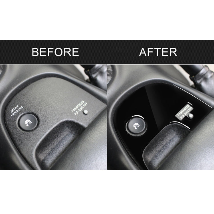 For Chevrolet Corvette C5 2000-2004 Car Lower Console B Decorative Sticker, Left Drive - In Car by buy2fix | Online Shopping UK | buy2fix