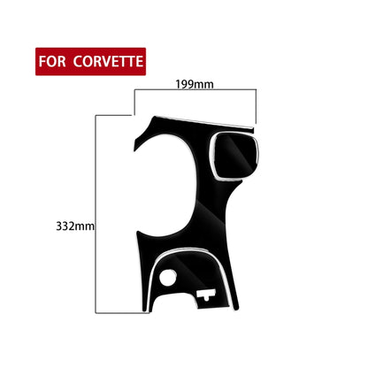 For Chevrolet Corvette C5 1998-2004 3 in 1 Car Gear Panel C Decorative Sticker, Left Drive - In Car by buy2fix | Online Shopping UK | buy2fix