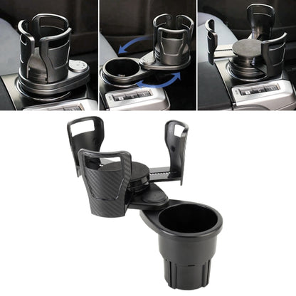 Multi-functional Car Auto Universal Carbon Fiber Texture Cup Holder Drink Holder -  by buy2fix | Online Shopping UK | buy2fix