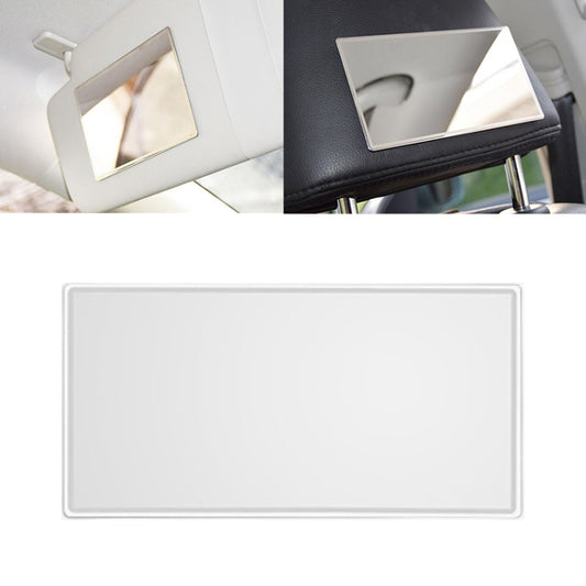 Portable Car Sunshade Makeup Mirror Stainless Steel Vanity Mirror, Size: 110 x 65mm - In Car by buy2fix | Online Shopping UK | buy2fix