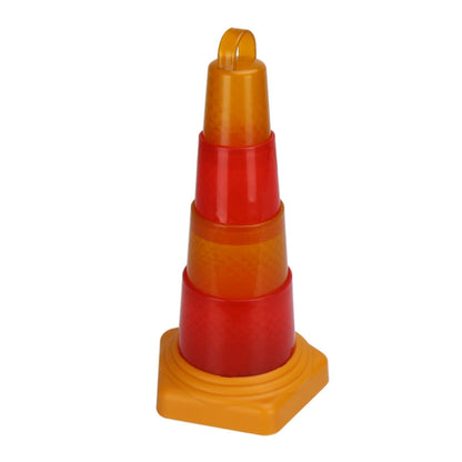 Portable Foldable LED Road Safety Road Cones Height: 42cm -  by buy2fix | Online Shopping UK | buy2fix