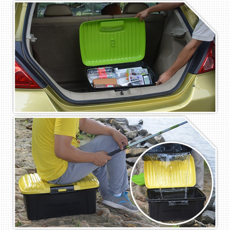 3R-2001 Car / Household Storage Box Sealed Box, Capacity: 50L (Yellow) - In Car by 3R | Online Shopping UK | buy2fix