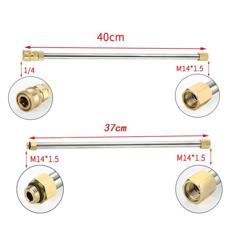 8 in 1 Car Wash High Pressure Spray Nozzle Cleaning Extension Rod - In Car by buy2fix | Online Shopping UK | buy2fix