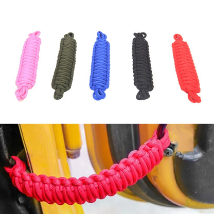 Car Door Limit Braided Rope Strap for Jeep Wrangler (Blue) - In Car by buy2fix | Online Shopping UK | buy2fix
