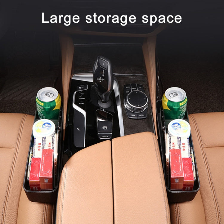 1 Pair Car Multi-functional Seat Crevice USB Storage Box, Economy Type - In Car by buy2fix | Online Shopping UK | buy2fix