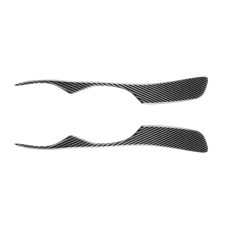 2 PCS / Set Carbon Fiber Car Lamp Eyebrow Decorative Sticker for Lexus IS300/IS200/RS200/ALTezza 1998-2005, Drop Glue Version - In Car by buy2fix | Online Shopping UK | buy2fix