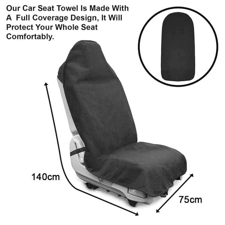 Car Universal Waterproof Anti-skid Seat Cover (Black) - In Car by buy2fix | Online Shopping UK | buy2fix