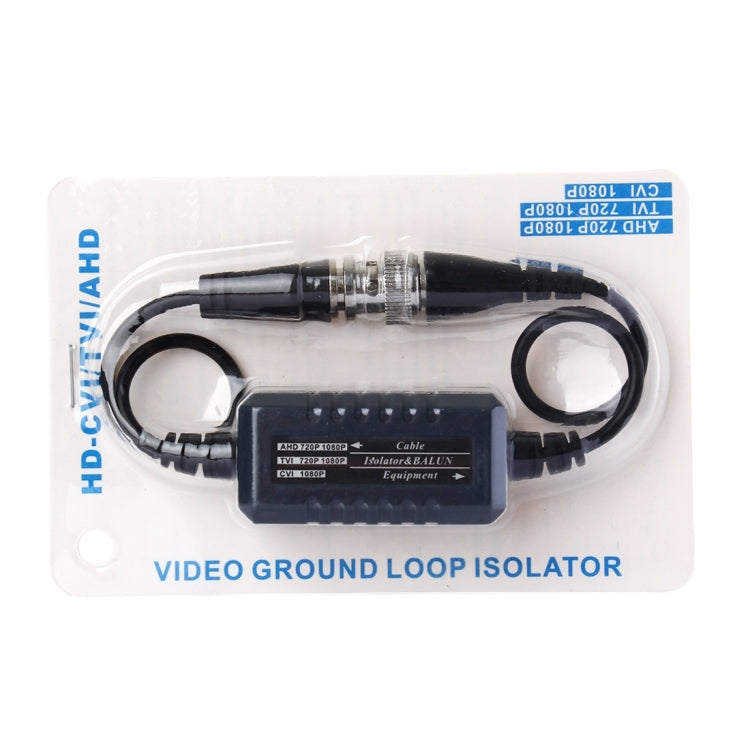 HD CVI/TVI/AHD Coaxial Ground Loop Isolator Video Balun BNC Male to Female Anti-jamming - Security by buy2fix | Online Shopping UK | buy2fix