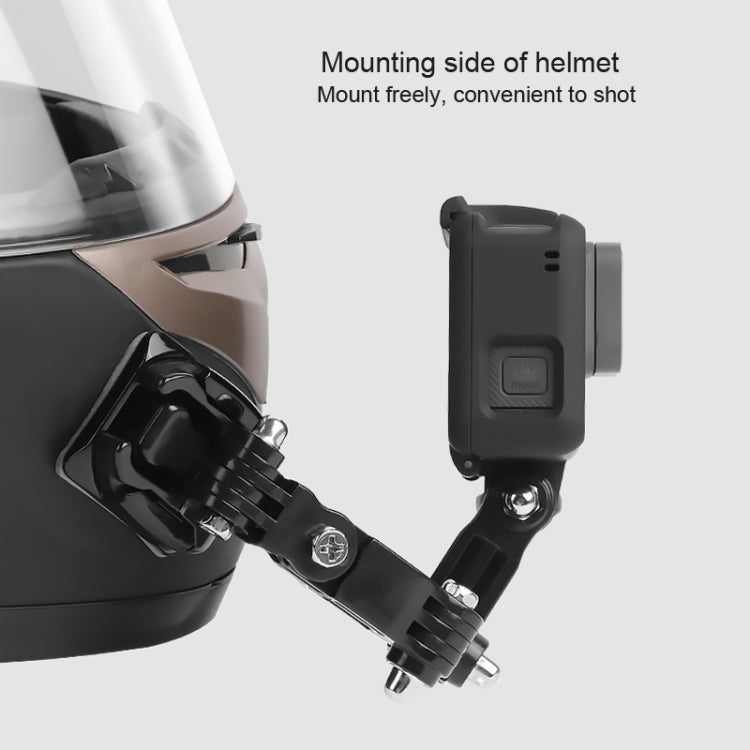 Cycling Helmet Adhesive Multi-Joint Arm Fixed Mount Set with J-Hook Buckle Mount & Adapter & Screw for DJI Osmo Action, GoPro HERO10 Black /9 Black / HERO8 Black /7 /6 /5 /5 Session /4 Session /4 /3+ /3 /2 /1, Xiaoyi and Other Action Cameras - DJI & GoPro Accessories by buy2fix | Online Shopping UK | buy2fix