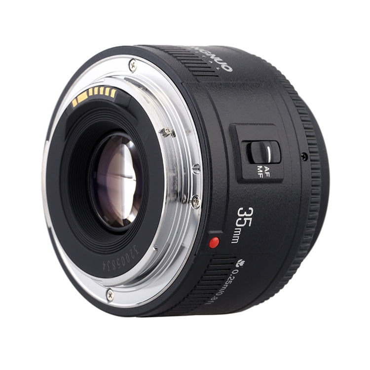 YONGNUO YN35MM F2N 1:2 AF/MF Wide-Angle Fixed/Prime Auto Focus Lens for Nikon DSLR Cameras(Black) - Camera Accessories by YONGNUO | Online Shopping UK | buy2fix