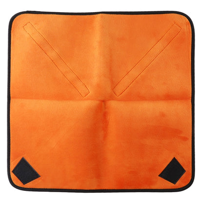 Hundred-folding Cloth Photography Camera SLR Liner Lens Bag Thickening Wrapped Cloth Plus Velvet, Size: 45x45cm (Orange) - Camera Accessories by buy2fix | Online Shopping UK | buy2fix