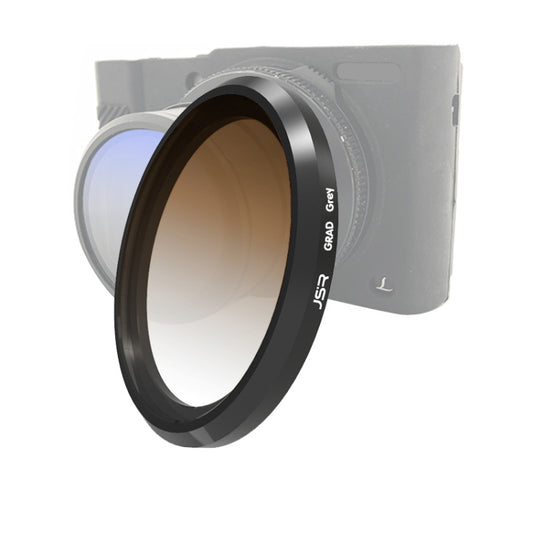 JSR Gradient Colored Lens Filter for Panasonic LUMIX LX10(Gradient Smoke) - Other Filter by JSR | Online Shopping UK | buy2fix