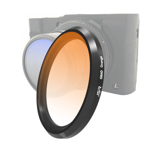 JSR Gradient Colored Lens Filter for Panasonic LUMIX LX10(Gradient Orange) - Other Filter by JSR | Online Shopping UK | buy2fix