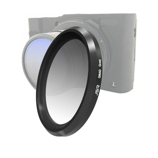 JSR Gradient Colored Lens Filter for Panasonic LUMIX LX10(Gradient Grey) - Other Filter by JSR | Online Shopping UK | buy2fix