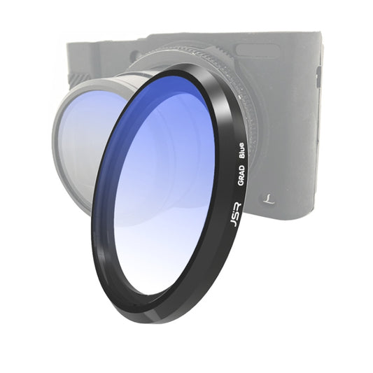 JSR Gradient Colored Lens Filter for Panasonic LUMIX LX10(Gradient Blue) - Other Filter by JSR | Online Shopping UK | buy2fix