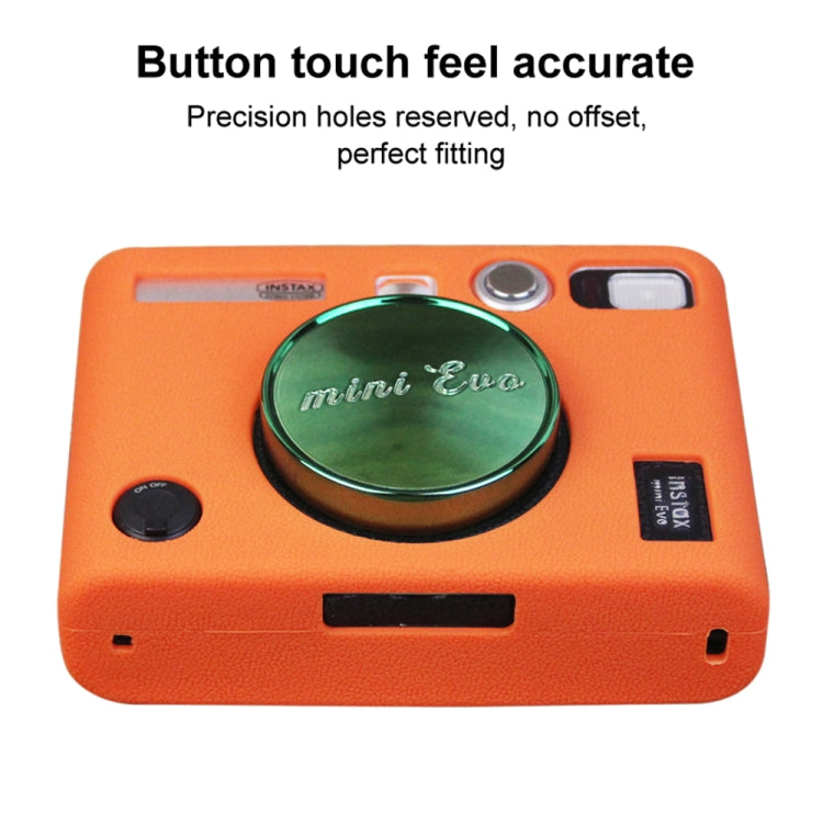 PULUZ Soft Silicone Protective Case for FUJIFILM instax mini Evo (Orange) - Camera Accessories by buy2fix | Online Shopping UK | buy2fix