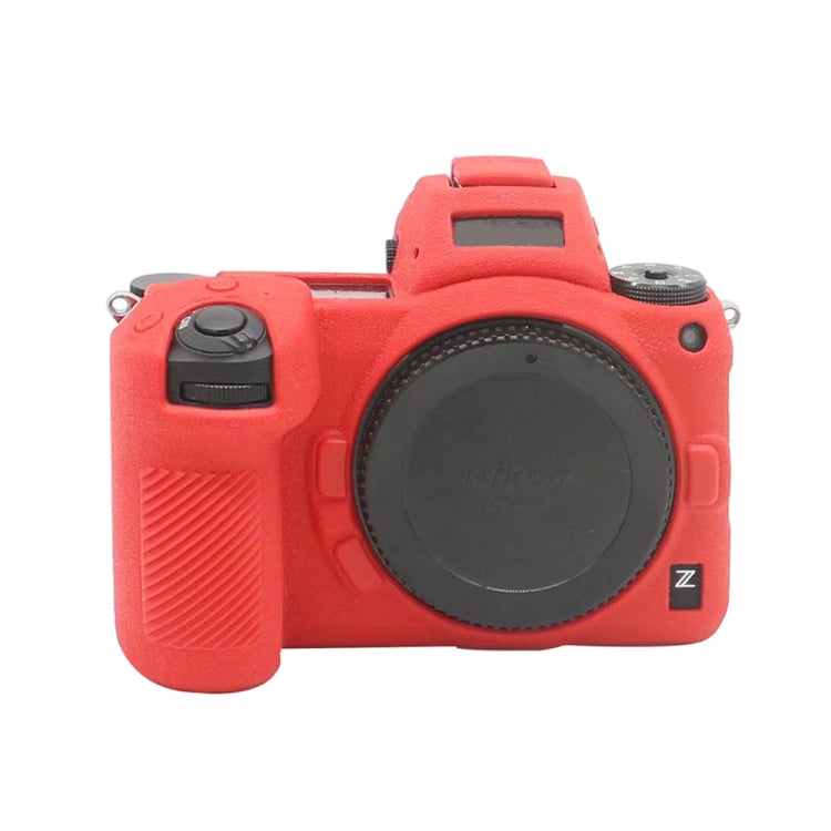 For Nikon Z7 II Soft Silicone Protective Case (Red) - Camera Accessories by buy2fix | Online Shopping UK | buy2fix