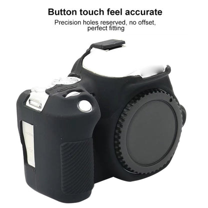 For Canon EOS 250D Soft Silicone Protective Case (Blue) - Camera Accessories by buy2fix | Online Shopping UK | buy2fix
