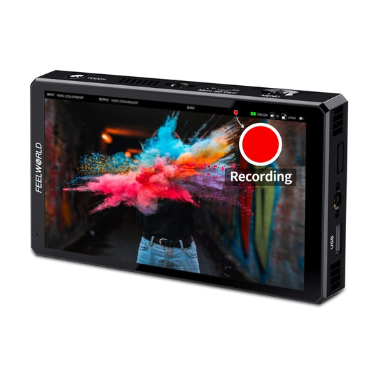 FEELWORLD CUT6S 6-inch Touch Screen Monitor Recorder FHD IPS 4K HDMI 3G-SDI Camera Field Monitor (Black) - On-camera Monitors by FEELWORLD | Online Shopping UK | buy2fix