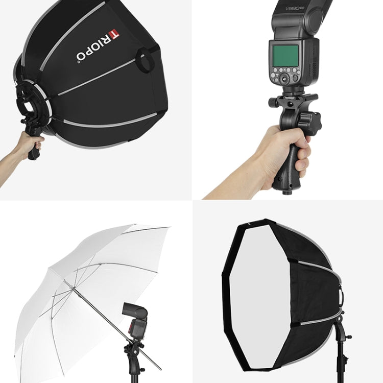 TRIOPO KX65 65cm Dome Speedlite Flash Octagon Parabolic Softbox Diffuser for Speedlite - Camera Accessories by TRIOPO | Online Shopping UK | buy2fix