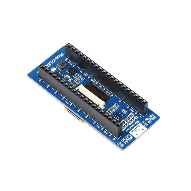 WAVESHARE 128 x 32 Pixel 2.23 inch OLED Display Module for Raspberry Pi Pico, SPI/I2C - Modules Expansions Accessories by WAVESHARE | Online Shopping UK | buy2fix