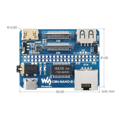 Waveshare Nano Base Board B for Raspberry Pi CM4 - Modules Expansions Accessories by WAVESHARE | Online Shopping UK | buy2fix