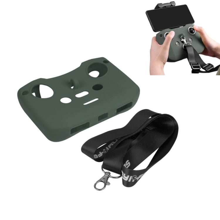 Sunnylife AIR2-Q9290 Remote Control Silicone Protective Case with lanyard for DJI Mavic Air 2 (Army Green) - DJI & GoPro Accessories by Sunnylife | Online Shopping UK | buy2fix