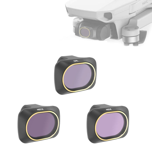 JSR Drone 3 in 1 CPL+ND8+ND16 Lens Filter for DJI MAVIC mini - DJI & GoPro Accessories by JSR | Online Shopping UK | buy2fix
