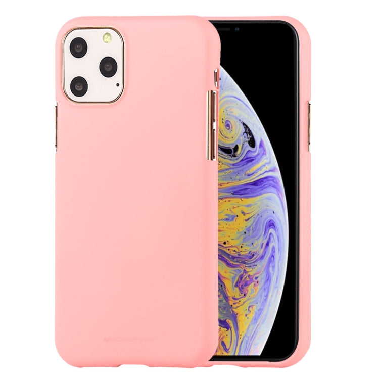 GOOSPERY SOFE FEELING TPU Shockproof and Scratch Case for iPhone 11 Pro Max(Pink) - iPhone 11 Pro Max Cases by GOOSPERY | Online Shopping UK | buy2fix