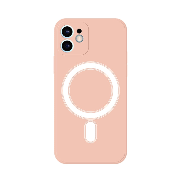 For iPhone 11 Pro Silicone Full Coverage Shockproof Magsafe Case (Pink) - iPhone 11 Pro Cases by buy2fix | Online Shopping UK | buy2fix