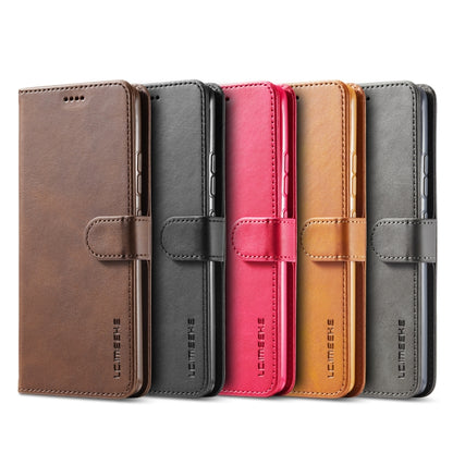 For Samsung Galaxy S21 Ultra 5G LC.IMEEKE Calf Texture Horizontal Flip Leather Case with Holder & Card Slots & Wallet(Brown) - Galaxy S21 Ultra 5G Cases by LC.IMEEKE | Online Shopping UK | buy2fix