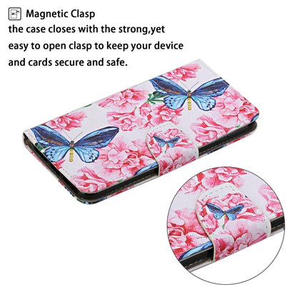 For Samsung Galaxy A02s(EU Edition) Colored Drawing Pattern Horizontal Flip Leather Case with Holder & Card Slots & Wallet & Lanyard(Dragonfly Flower) - Galaxy Phone Cases by ViLi | Online Shopping UK | buy2fix