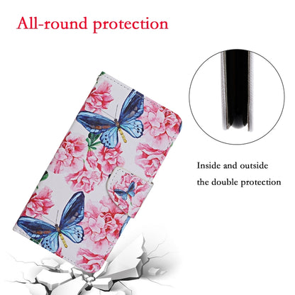 For Samsung Galaxy A12 Colored Drawing Pattern Horizontal Flip Leather Case with Holder & Card Slots & Wallet & Lanyard(Dragonfly Flower) - Samsung Accessories by buy2fix | Online Shopping UK | buy2fix