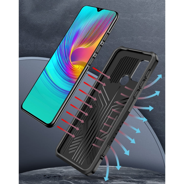 For OPPO Reno5 5G Machine Armor Warrior Shockproof PC + TPU Protective Case(Royal Blue) - OPPO & vivo Accessories by buy2fix | Online Shopping UK | buy2fix