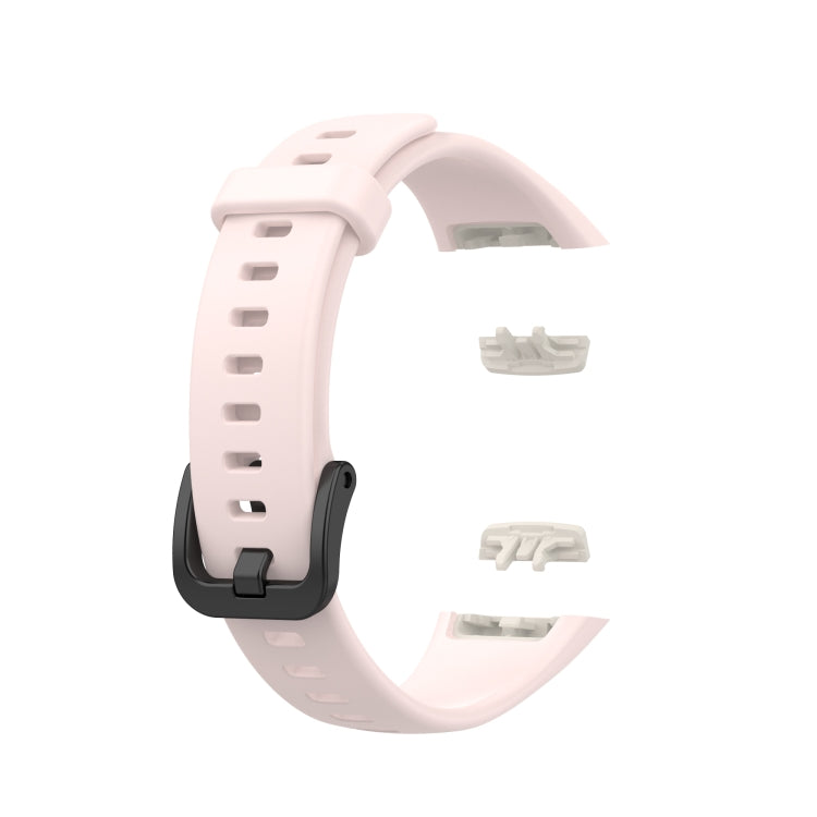 For Huawei Honor Band 6 TPU Watch Band, Size: One Size(Light Pink) - Smart Wear by buy2fix | Online Shopping UK | buy2fix