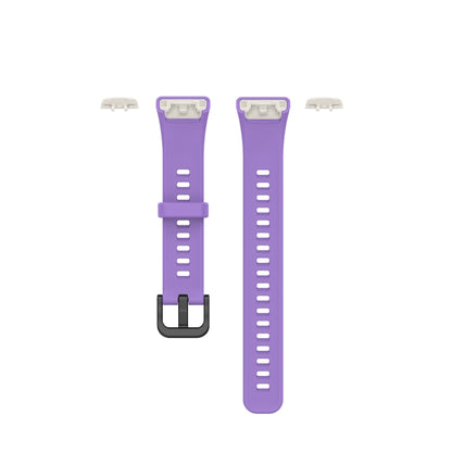 For Huawei Honor Band 6 TPU Watch Band, Size: One Size(Purple) - Smart Wear by buy2fix | Online Shopping UK | buy2fix