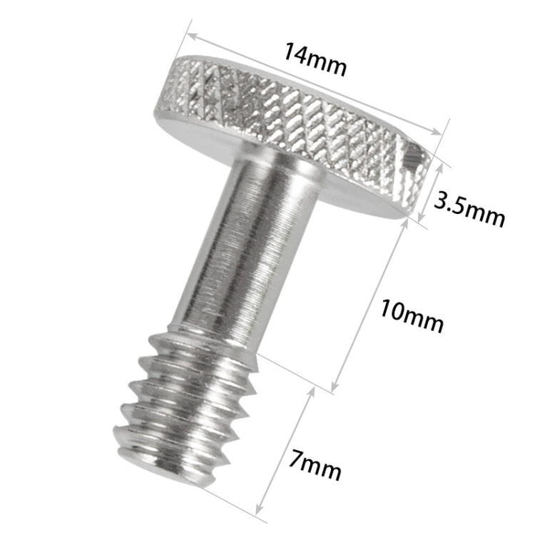 BEXIN LS005 2 PCS 1/4 inch Female Thread Screws DSLR Camera Mount Screws - Camera Accessories by BEXIN | Online Shopping UK | buy2fix