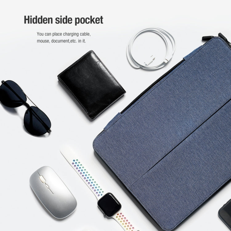 NILLKIN Commuter Multifunctional Laptop Sleeve For 14.0 inch and Below(Blue) - 14.1 inch by NILLKIN | Online Shopping UK | buy2fix