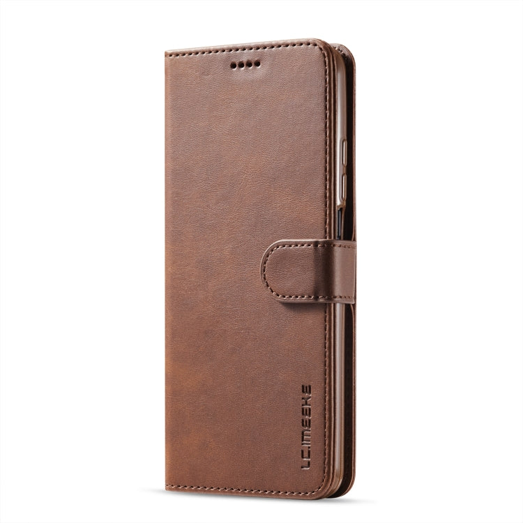 For Xiaomi Redmi Note 10 / Note 10S LC.IMEEKE Calf Texture Horizontal Flip Leather Case with Holder & Card Slots & Wallet(Brown) - Xiaomi Cases by LC.IMEEKE | Online Shopping UK | buy2fix